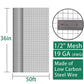 Detail 1/2 36inx50ft 19AG SEBOSS hardware cloth roll for chicken coop gopher wire