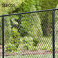 Black SEBOSS PVC galvanized Steel Chain Link Fence Fabric