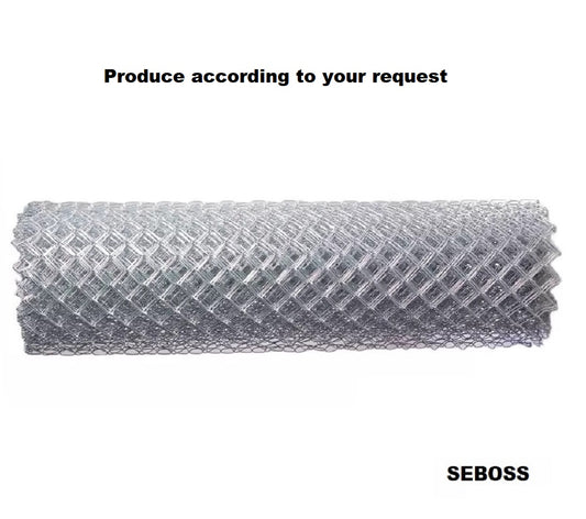 SEBOSS Hot galvanized Steel Chain Link Fence Fabric 2''mesh 6ft x 100ft,12.5Gauge